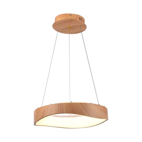 18W LED pendel i trediagn - 2100lm, Ø40cm, 3000K, inkl. lyskilde