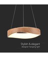 18W LED pendel i trediagn - 2100lm, Ø40cm, 3000K, inkl. lyskilde