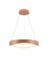 25W LED designer pendel i tre - Ø50cm, 3000K, hvit kropp, inkl. lyskilde