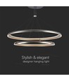 3x GU10 vegglampe / taklampe - Hvit, rund, justerbar, uten lyskilde