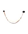12W Designer taklampe - 1440lm, L166cm, metall, hvit kant
