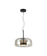 6W Designer pendel - Ø35cm, 750lm, 3000K, metall og glass, innendørs taklampe