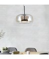 6W Designer pendel - Ø35cm, 750lm, 3000K, metall og glass, innendørs taklampe