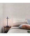7W Designer LED bordlampe - 700lm, 3000K, metall og glass, Ø12 x 22,5 cm
