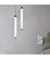 5W LED Designer pendel - 600lm, Metall + Glass, Ø5,5cm, inkl. lyskilde