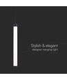 5W LED Designer pendel - 600lm, Metall + Glass, Ø5,5cm, inkl. lyskilde