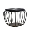 1W Solara designer hage/bordlampe - Solcelle, IP44, svart, lanterne-formet, 3000K+6000K, inkl. lyskilde
