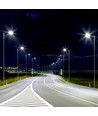 70W LED gatelykt med Samsung chip - 135lm/W, IP65, inkl. adapter