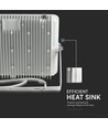 200W LED lyskaster - Samsung LED chip, IP65, 16500lm, utendørs
