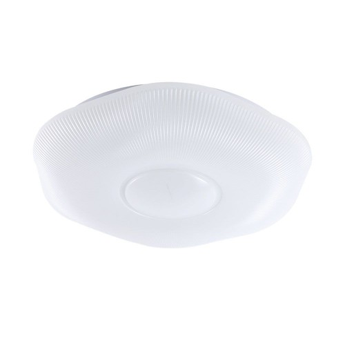 40W LED Designer Dome taklampe - 4000lm, 3-i-1 CCT, dimbar, inkl. fjernkontroll, blomstermønster