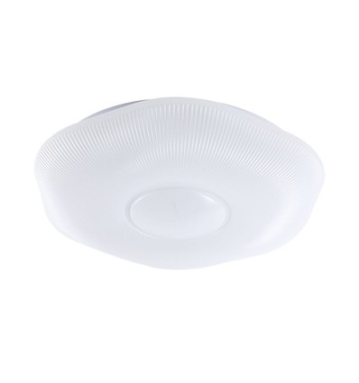 40W LED Designer Dome taklampe - 4000lm, 3-i-1 CCT, dimbar, inkl. fjernkontroll, blomstermønster