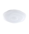 40W LED Designer Dome taklampe - 4000lm, 3-i-1 CCT, dimbar, inkl. fjernkontroll, blomstermønster