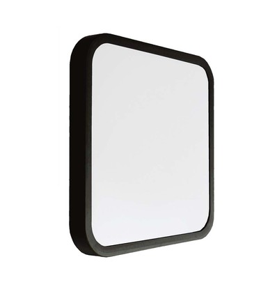 24W LED taklampe med Samsung chip, kvadratisk - 2500lm, IP44, sort kant, 6500K