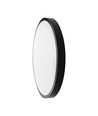 V-Tac 18W LED sensorlampe - Ø29,5cm, IP44, Innebygd sensor, fjernkontroll, svart kant, inkl. lyskilde
