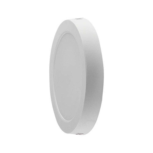 6W Ø12,1cm LED taklampe - 110lm/W, Samsung LED chip, hvit kant, inkl. lyskilde