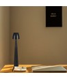 3W oppladbar LED bordlampe, sort - Dimbar CCT, 3-trinns touch, inkl. USB kabel