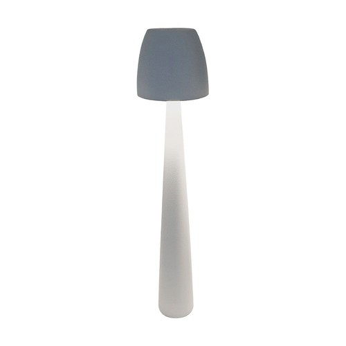 2W-3W oppladbar LED bordlampe - Ø8cm, 3-trinns dimbar, hvit, inkl. USB-kabel