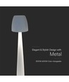 2W-3W oppladbar LED bordlampe - Ø8cm, 3-trinns dimbar, hvit, inkl. USB-kabel
