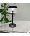 3W LED oppladbar bordlampe, sort - Ø13cm, 3-trinns dimbar, 3-i-1 CCT, inkl. USB-C kabel