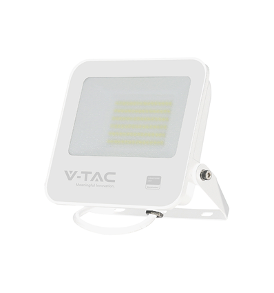50W LED-lyskaster - IP65, hvit, arbeidslampe, Samsung-chip, 6500K, grått frostet glass