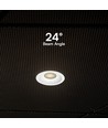 18W Ø10,6cm Blendfri CCT Downlight RA90 - Hull: Ø9,5 cm, Mål: Ø10,6 cm, 3 lysfarger, hvit front, Honeycomb