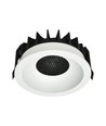 24W Ø13,5cm Blendfri CCT Downlight RA90 - Hull: Ø11,5 cm, Mål: Ø13,5 cm, 3 lysfarger, hvit front, Honeycomb