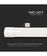 120cm 40W Prismatic LED armatur - 120lm/W, 3-i-1 CCT, IP20 innendørs