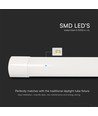 150cm 50W CCT LED armatur - 120lm/W, 6000lm, IP20, 3-i-1 fargebytte, innendørs