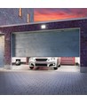 50W LED-lyskaster CCT - IP65, grått hus, 3 lysfarger