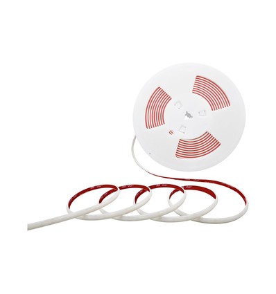 10m 12,5W/m COB-LED strip sett, 4000K - IP65, 1100lm/m, 286 LED pr. meter, 8mm bredde