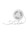 10m 10,5W/m LED strip, varm hvit - IP65, 120 LED pr. meter, 230V plug-and-play