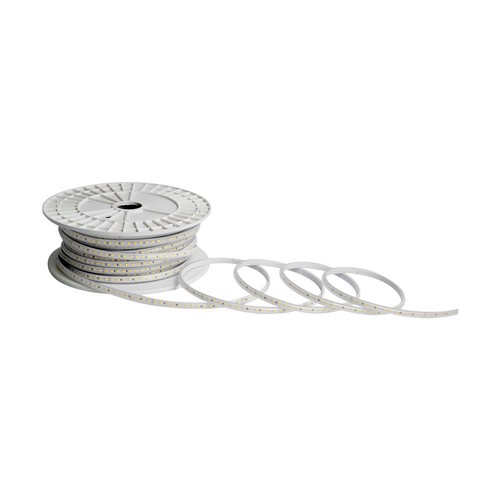 50m 10,5W/m rød LED strip - IP65, 120 LED pr. meter, 2835 SMD chips, 50 meter rull