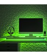 50m 10,5W/m Grønn LED strip - IP65, 121 LED pr. meter, 1000 lm/m, 50 meter rull
