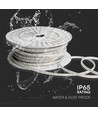 50m 10,5W/m Grønn LED strip - IP65, 121 LED pr. meter, 1000 lm/m, 50 meter rull