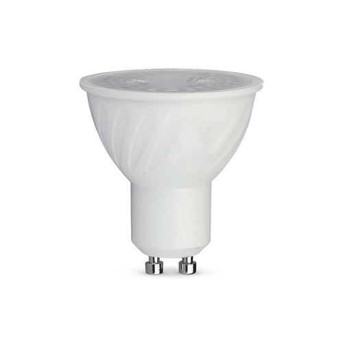 GU10 6W LED pære - Samsung LED chip, 445lm, 110°, 4000K, erstatter 60W