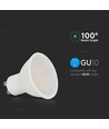V-Tac 10W LED spot - 230V, GU10, matt front