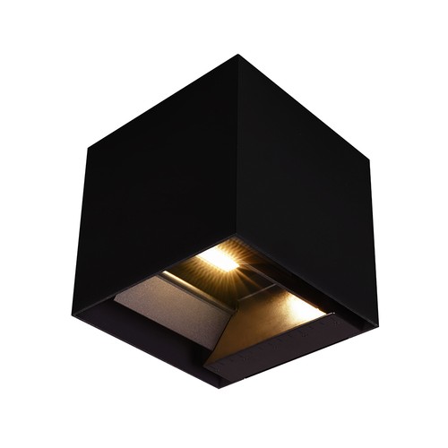 9W Solara sort LED vegglampe med sensor - Solcelle, IP65, 3-i-1 CCT, 800lm, PIR sensor
