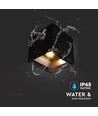 9W Solara sort LED vegglampe med sensor - Solcelle, IP65, 3-i-1 CCT, 800lm, PIR sensor