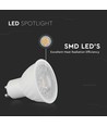 6W GU10 LED pære - 445lm, 110°, Samsung LED chip, varm hvit