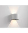 5W LED vegglampe - IP65 utendørs, Rund, Hvit, Justerbar spredning, Inkl. lyskilde