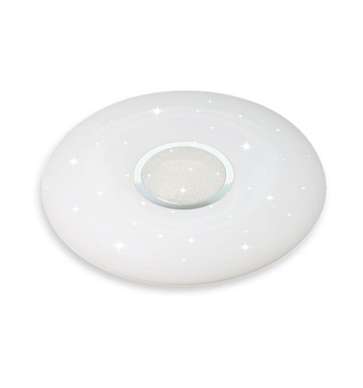 40W Designer Dome LED taklampe med stjerneeffekt - 4000lm, dimbar, CCT, fjernkontroll, Ø39cm