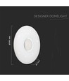 40W Designer Dome LED taklampe med stjerneeffekt - 4000lm, dimbar, CCT, fjernkontroll, Ø39cm