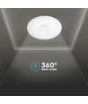 40W Designer Dome LED taklampe med stjerneeffekt - 4000lm, dimbar, CCT, fjernkontroll, Ø39cm