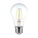 E27 12W LED filament pære - A60, 1521lm, klart glass, 4000K