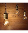 E27 12W LED filament pære - A60, 1521lm, klart glass, 4000K