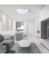 40W LED designer taklampe med fjernkontroll - 4000lm, dimbar, CCT, phantom cover, Ø50cm