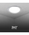 40W LED designer taklampe med fjernkontroll - 4000lm, dimbar, CCT, phantom cover, Ø50cm