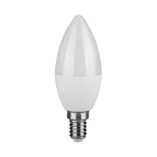 E14 6,5W LED-kronepære - C37, plast