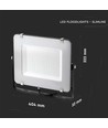 150W LED-lyskaster - Samsung LED-chip, arbeidslampe, utendørs
