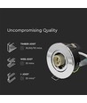 GU10 Downlight - Børstet stål, IP20